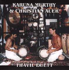 CD Cover 'Thavil Duett'
